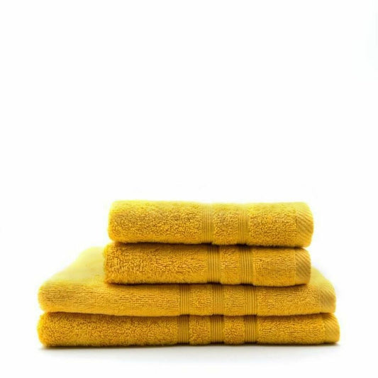 Set di asciugamani TODAY Cotone Giallo (4 Pezzi)