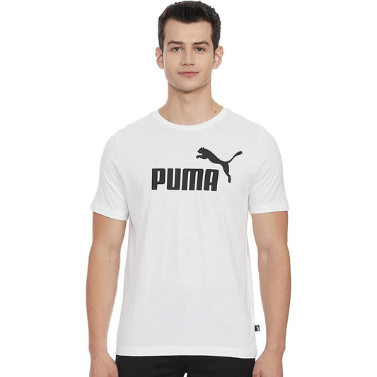 Maglia a Maniche Corte Uomo Puma Ess Logo XXL (Ricondizionati B)