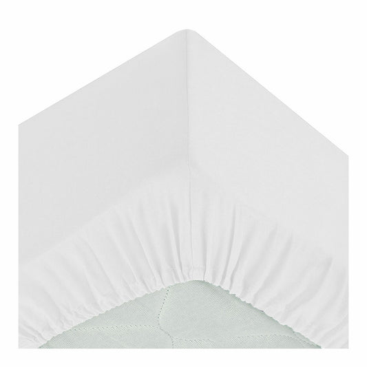 Lenzuolo con angoli aderenti Atmosphera Bianco (90 x 190 cm)