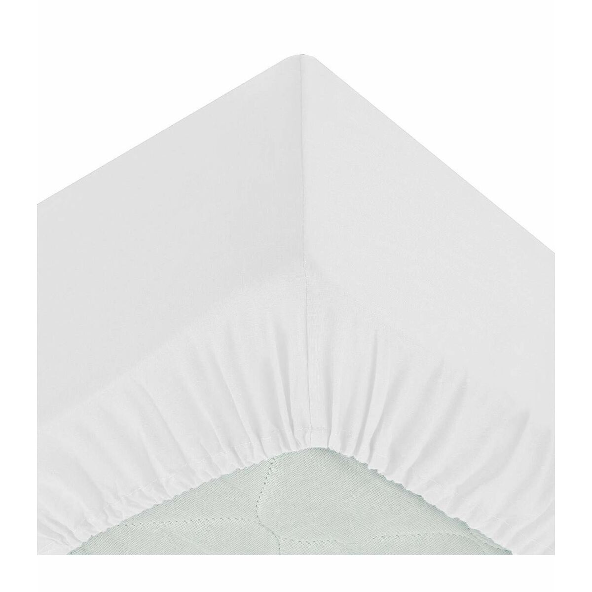 Lenzuolo con angoli aderenti Atmosphera Bianco (160 x 200 cm)