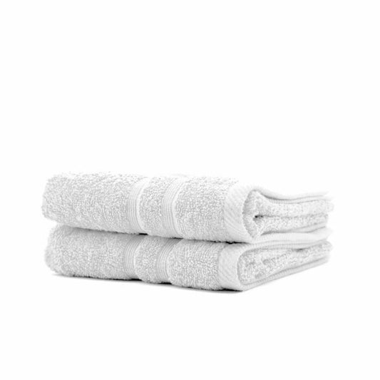 Set di asciugamani TODAY Bianco Cotone (2 Unità) (50 x 100 cm)
