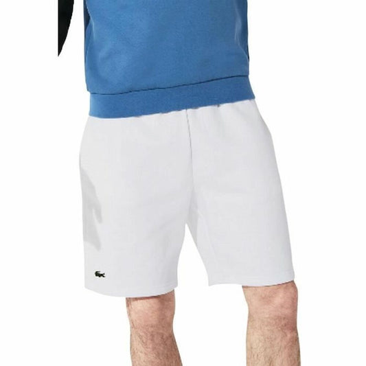 Pantaloni Corti Sportivi da Uomo Lacoste Bianco (3)