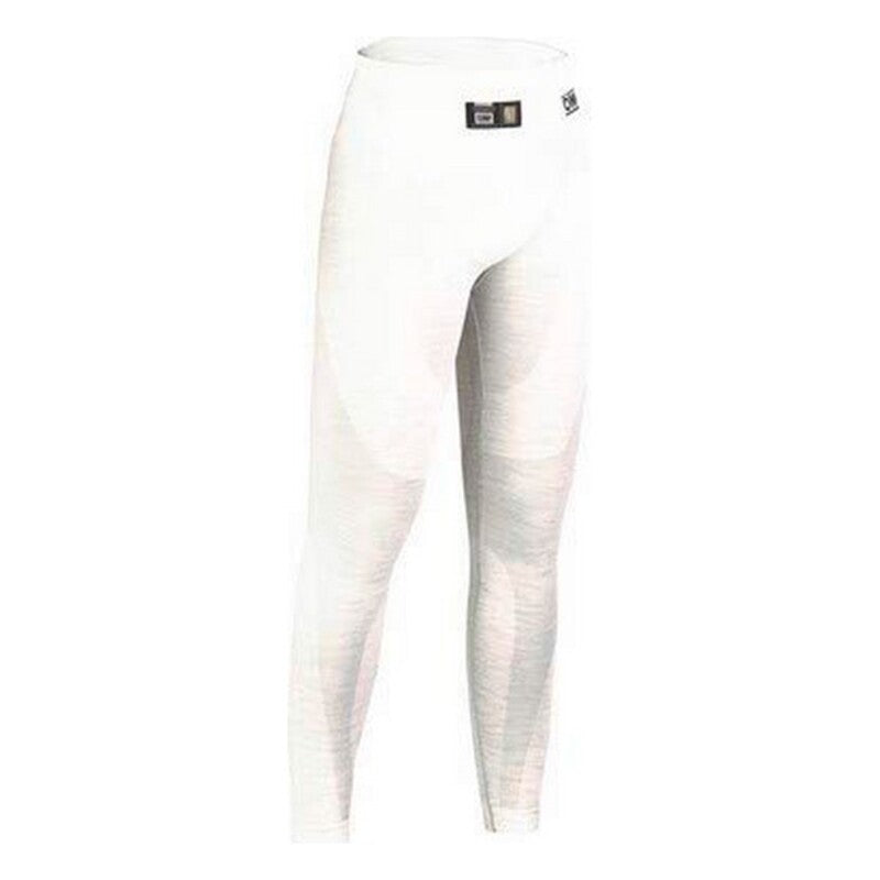 Pantaloni termici OMP One Long Johns (Taglia XXL) Bianco
