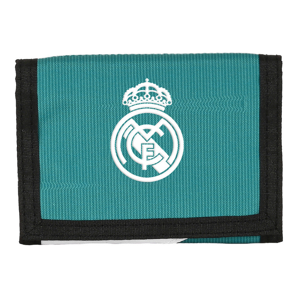 Portafogli Real Madrid C.F. Bianco Verde Turchese (12.5 x 9.5 x 1 cm)