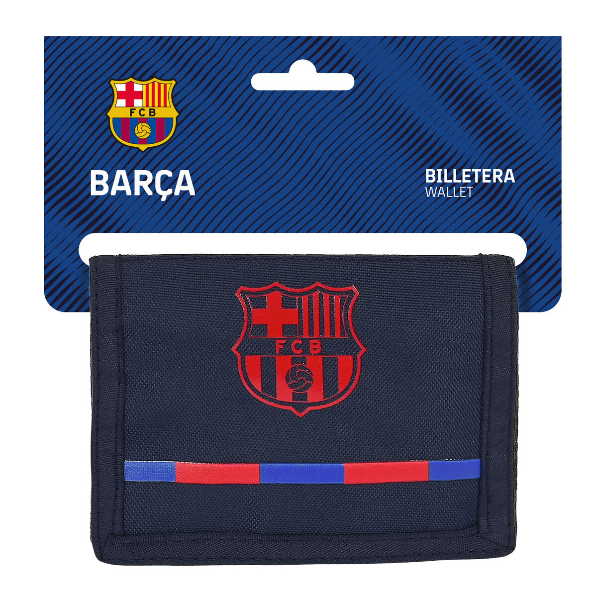 Portafogli F.C. Barcelona 12.5 x 9.5 x 1 cm Blu Marino