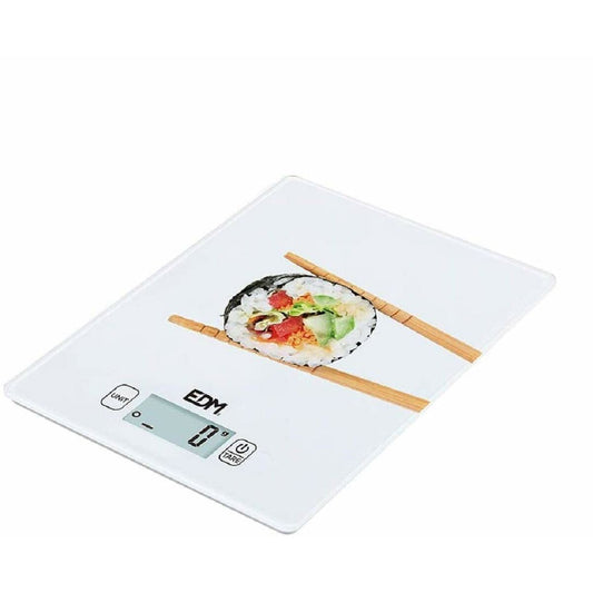 bilancia da cucina EDM Bianco 5 kg (14 x 19.5 cm)