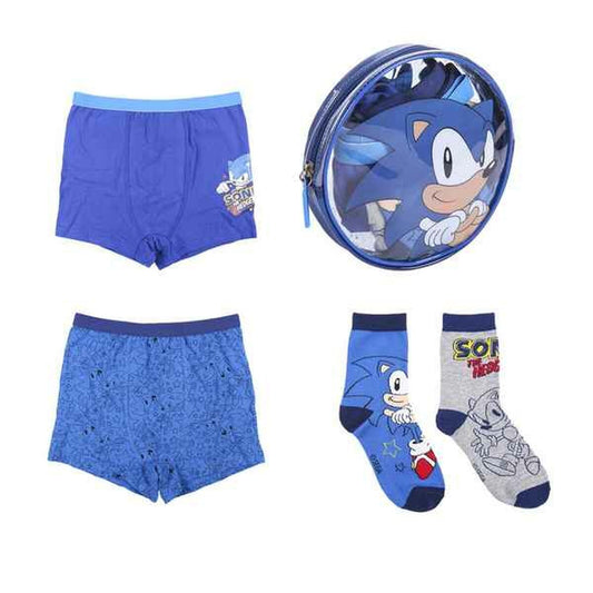 Confezione di Abbigliamento Intimo per Bambini Sonic Multicolore (4 pcs)