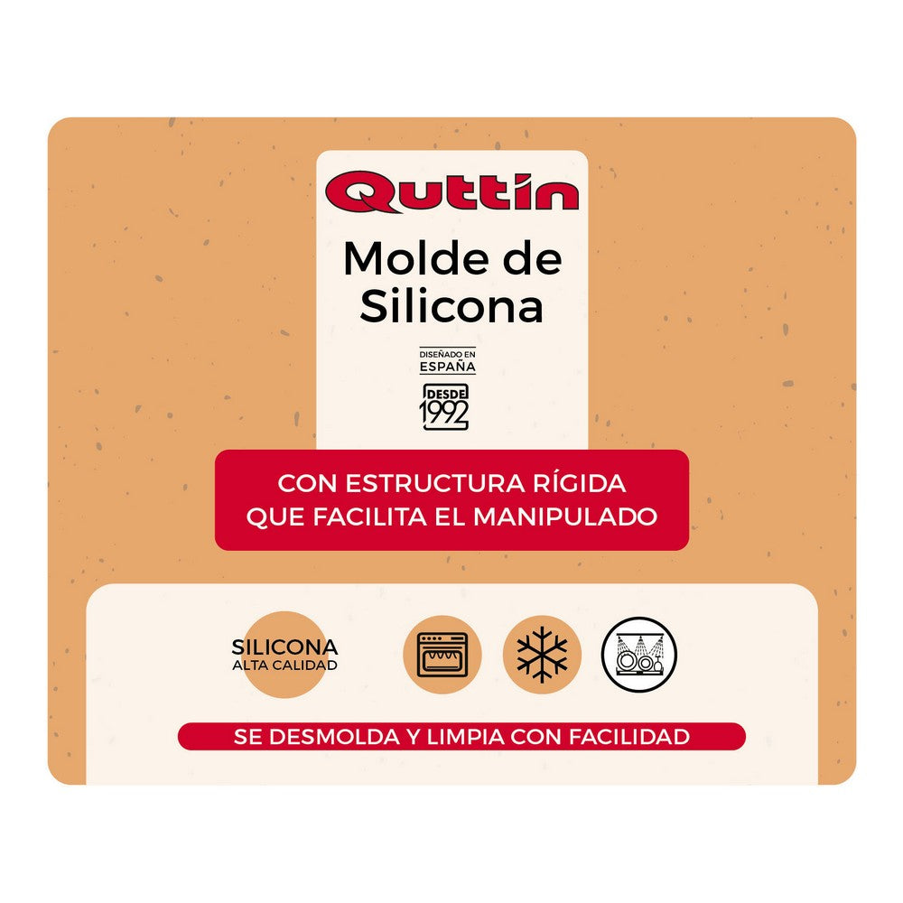 Stampo da Forno Quttin Silicone Rigido (27 x 27 cm)