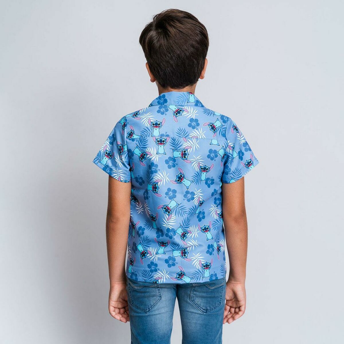 Camicia Stitch Azzurro