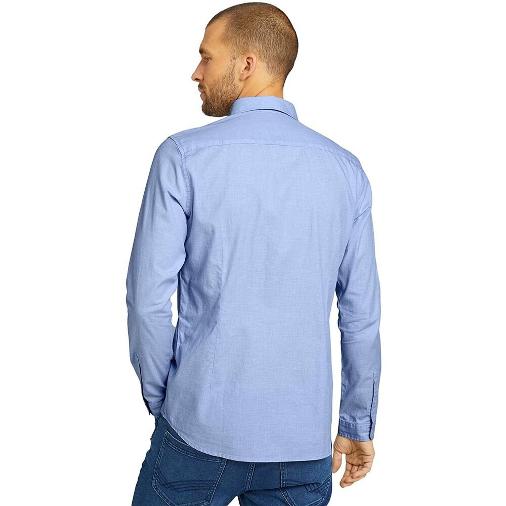 Camicia a Maniche Lunghe Uomo   Azzurro Chiaro (XXXL) (Ricondizionati A)